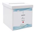 Briefbox Wal Wasser Papierboot Kreuz Kommunion Konfirmation Taufe Personalisiert Kartenbox 1