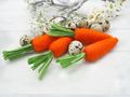  Möhren Deko Ostern Karotten Jute Osterkorb Basteln Gemüseladen Osterdeko Künstlich Tischdeko 3