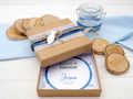 Geldgeschenk Verpackung Blau Personalisiert Kommunion Konfirmation Jugendweihe Junge 3