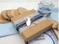 Geldgeschenk Box Kraft Personalisiert Kommunion Konfirmation 
