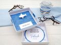 Geldgeschenk Verpackung Personalisiert Kommunion Konfirmation Weiß 