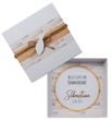 Geldgeschenk Verpackung Personalisiert Kommunion Konfirmation Weiß 