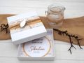 Geldgeschenk Verpackung Personalisiert Kommunion Konfirmation Weiß 