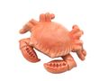 Krebs Krabbe Steingut Farbe Koralle Maritime Deko Figur Tischdeko 13,5x11x4cm 1