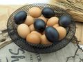 Ein schöner und praktischer Drahtkorb in schwarz für Obst, Gemüse, Eier, Deko und vieles mehr 4