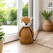 Dekorativer Türdämpfer Fensterpuffer Türstopper 31cm H - Fuchs mit Sandfüllung  3