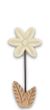 Deko Blume Aufsteller Creme Sternförmig Holz Tischdeko Frühling Sommer 17cm 5