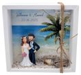 Geldgeschenk Verpackung Hochzeit Strandhochzeit Personalisiert Geschenk Flitterwochen 1