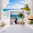 Geldgeschenk Verpackung Personalisiert Kartonage für Flitterwochen, Hochzeitsreisen oder Strandhochzeiten 2