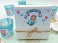 Geldgeschenk Verpackung zum Kindergeburtstag mit Meerjungfrau Motiv - personalisiert mi NAME 4