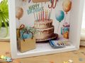 Geldgeschenk Geburtstag Torte MIT NAME & ZAHL Geschenk Verpackung Geburtstagsgeschenk 3