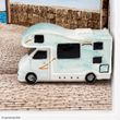 Geldgeschenk Reise mit Miniatur Wohnmobil Figur-handgefertigt von ZauberDeko in Deutschland 3