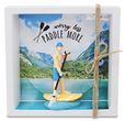 Geldgeschenk Stand Up Paddler Mann See Paddling Board Gutschein Verpackung Geburtstag 1