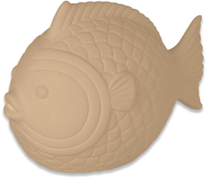 Deko Fisch Maritim Sand Look Porzellan Tischdeko Boho Bad Terrasse Sommer