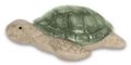Grün Schildkröte Deko Maritim Sommer Tischdeko Terrasse Balkon Keramik 12,5cm lang 4
