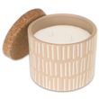 Duftkerze in Topf mit Korkdeckel Beige Tischdeko Deko Ø 10,5cm 9cm H 3