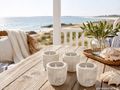4er Set Citronella Duftkerzen gegen Mücken im Zementtopf  Ø 6 cm, Höhe 6 cm – Betonoptik in Grau 2