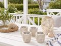 Anti-Mücken-Kerzen in Betonoptik frische Zitronenduft  für Terrasse, Garten & Balkon in Sommer 4