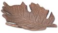 Blatt Herbstblatt Herbstschale Deko Schale in Blattform aus Metall in hell Braun Tischdeko Herbst   5