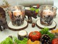 Verwandeln Sie Ihren Tisch in eine herbstlich-rustikale Waldszene – mit diesem Deko-Set im „Wildschwein & Natur“-Look 4