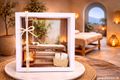 Geldgeschenk Verpackung Wellness Sauna Wellness Hotel mit Miniatur Handtuch-Körbchen 3