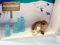 Geldgeschenk Verpackung mit Seehund im Kunstschnee & Polarlichtern – für Weihnachten, Geburtstag oder Hochzeit 4