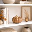 Deko-Kürbis aus Keramik Erntedankfest Halloween Herbst Geschenkidee  3