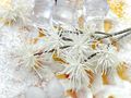Künstlicher Zweig für Adventskränze Girlanden Bodenvase Weihnachtsdeko Floristik Kunstblume Kunstzweig 3