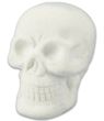 Deko Totenkopf Halloween Partydeko Schädel Skelett Kopf Schwarz Weiß Grün Tischdeko 7 x 10,5 x 9,5cm 8