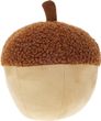 Deko Eichel Türstopper Herbst Braun Weiß  Schwerer Türpuffer Stoff Sandfüllung Türdämpfer 22cm H 6