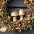 Deko Pilze Holz mit weißen Punkten - natürliche Herbst & Weihnachtsdeko 5