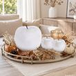 Keramikapfel - Apfel aus Keramik Deko Figuren Dekoration Herbst Winter Advent 3 Stück 2
