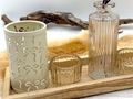  Deko Tablett Set als Winter- oder Weihnachtsdekoration, Fensterbank, Sideboard oder Tisch & als Geschenk 5