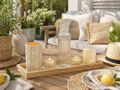 Deko Holz Tablett Set in Creme für stimmungsvolle Akzente in Sommer, Frühling, Herbst und Winter  3