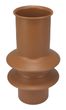 Moderne Deko Vase aus Metall in Karamell, matt lackiert Tischdeko Hochzeit Weihnachten Herbst  Boho  24,5 H 1