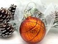 Christbaumschmuck Basketball Glas für Basketballer Basketballfans, Sportgeschäfte, Vereine & Kinderzimmer  2