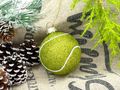 Weihnachtsbaumschmuck Tennisball - ideal für Sportler, Tennisfreunde, Tennis Fans, Tennis Spieler und Vereinsdekoration 4