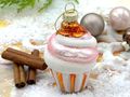 Christbaumschmuck Cupcake Muffin aus glas als Deko für Backfans, Konditoren, Naschkatzen, Foodies und Deko-Liebhaber 3