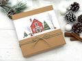 Liebevoll handgefertigte Geldgeschenk oder Gutschein Box mit Weihnachtsmotiv und Bär als Geschenkidee zu Weihnachten 5