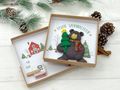 Geldgeschenk Verpackung Weihnachten Hirsch Natur Schachtel Weihnachtsgeschenk Gutschein 3