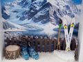 Bilderrahmen Holz Geschenk Ski Urlaub Weihnachten Geldgeschenk  Winterurlaub Österreich Slowenien Schwiez Deutschland- komplett fertig von ZauberDeko 3