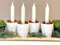 4er Set elegante Stabkerzenhalter aus Stewalin – zeitlose Winter- & Weihnachtsdekoration 2