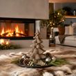 Tannenbaum Braun - Deko für Adventsdekorationen, Weihnachtsarrangements, winterliche Wohnaccessoires 4