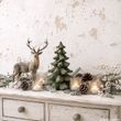 Deko Tannenbaum Grün - stilvolle Weihnachtsfigur für Advents- und Winterdekoration 3
