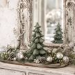 Tannenbaum Grün - Deko für Adventsdekorationen, Weihnachtsarrangements, winterliche Wohnaccessoires 4