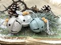  Glöckchen aus Metall für Adventskranz, Gestecke, Zweige, als Tischdekoration oder als Geschenk Anhänger 4