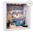 Geschenkrahmen Holz Bilderrahmen Geldgeschenk Gutschein Werkstatt Garage Hobbyraum Bastelraum PERSONALISIERT 1