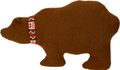 Kissen Deko Bär Braunbär Weiß Polyester Zierkissen Weihnachten Kinderzimmer Geschenk 60cm Lang 2