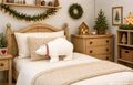 Flauschiges Deko Kissen Polarbär Weiß Bär - Geschenk für Baby & Kinderzimmer Weihnachten Mädchen & Jungen 7