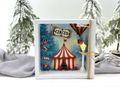 Geldgeschenk Verpackung Weihnachten Einladung Circus Zirkus Ticket Kindergeburtstag Danksagung  2